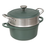Oala cu abur alu turnat 24 verde - Five