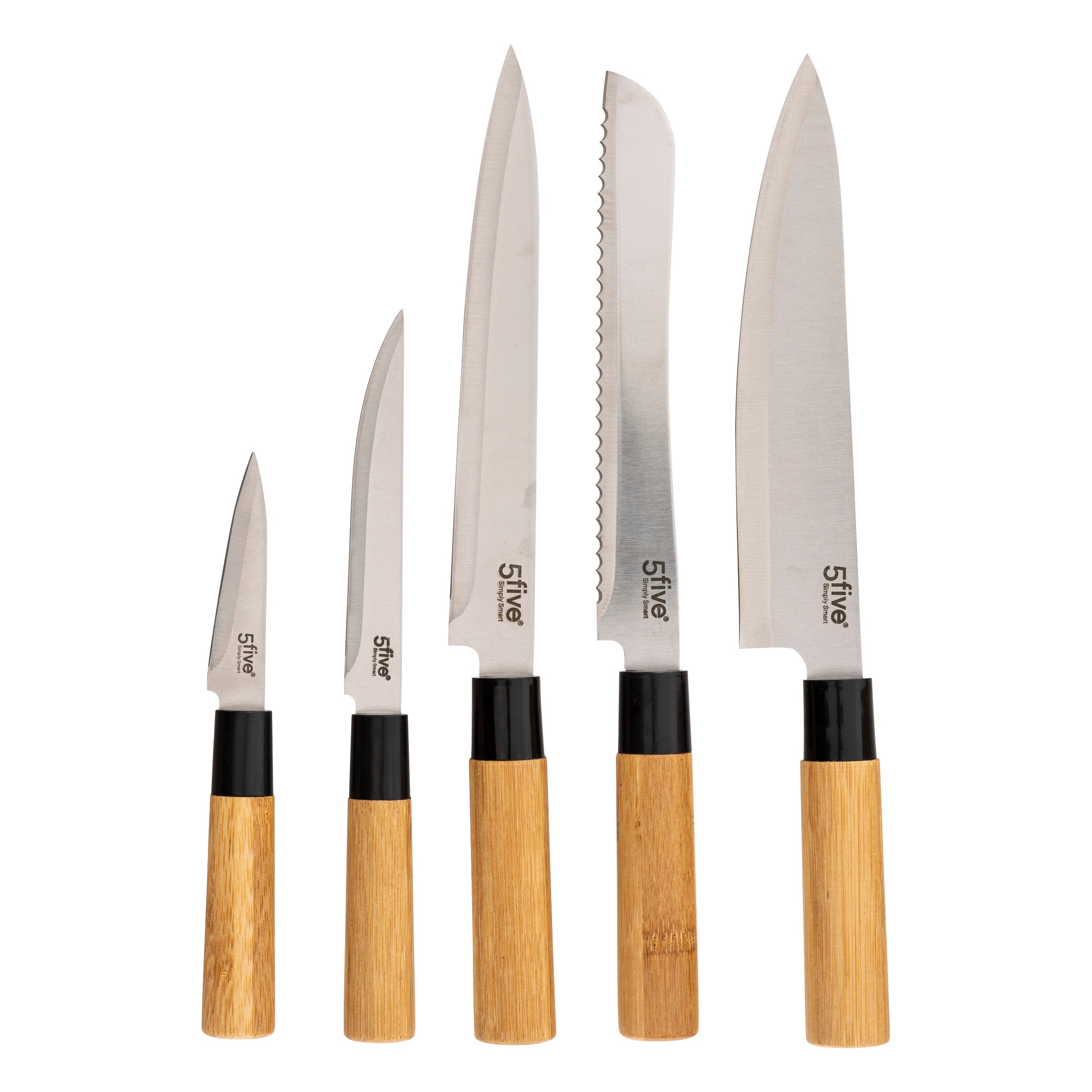 Bambus bloc 5 cutite cu 4 uten - Five