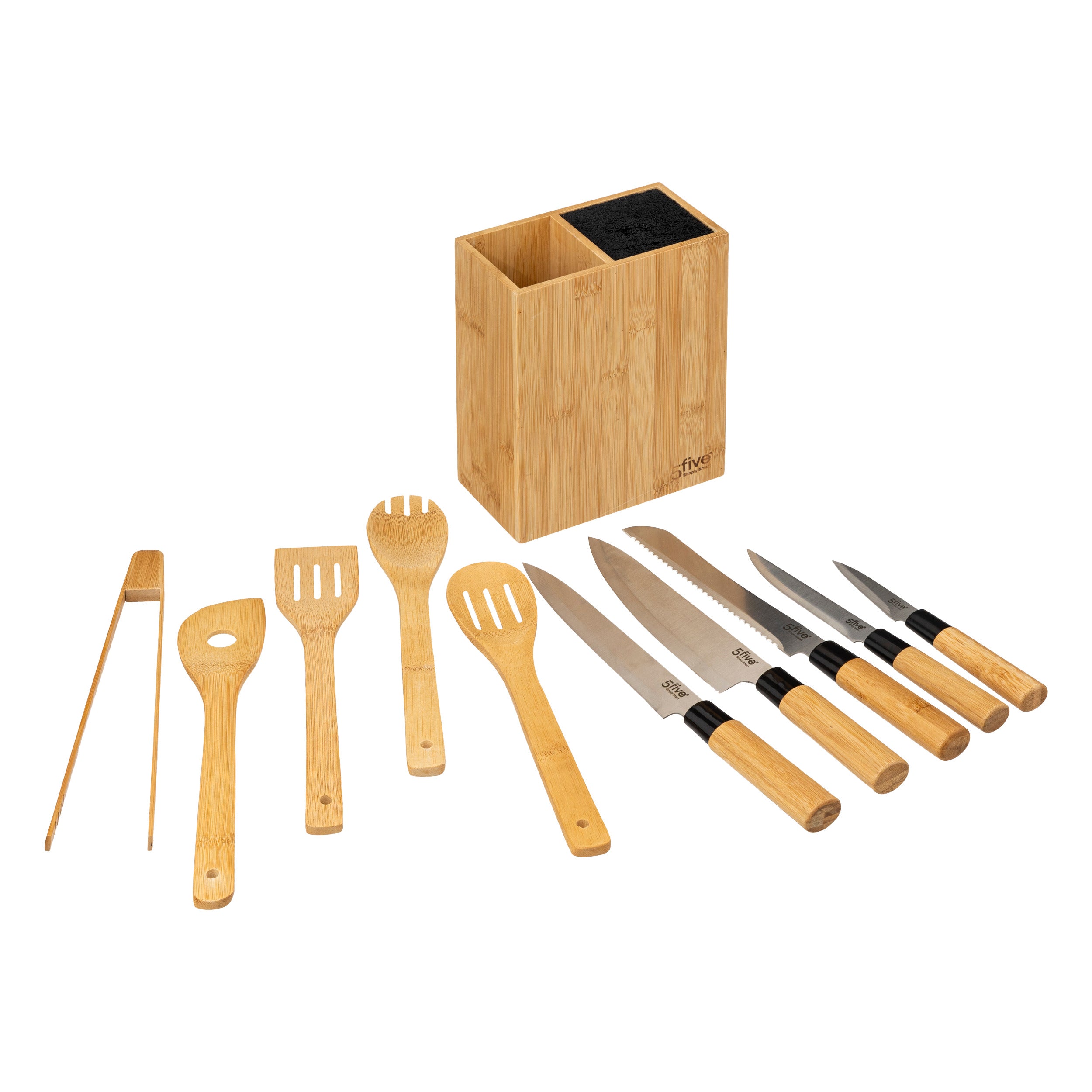 Bambus bloc 5 cutite cu 4 uten - Five