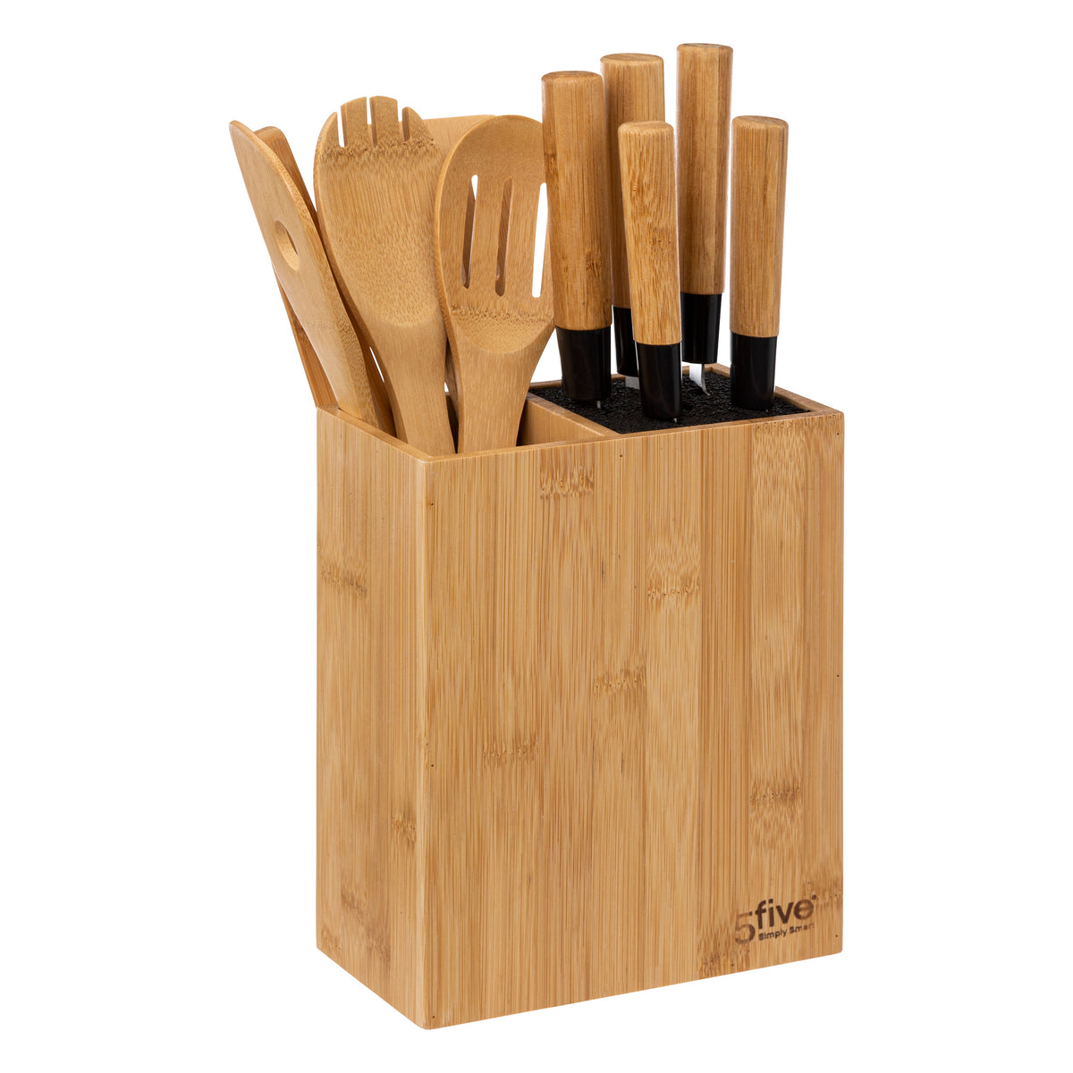 Bambus bloc 5 cutite cu 4 uten - Five