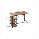 Mobilier depozitare, masa bar 3 rafturi aliaj - Five