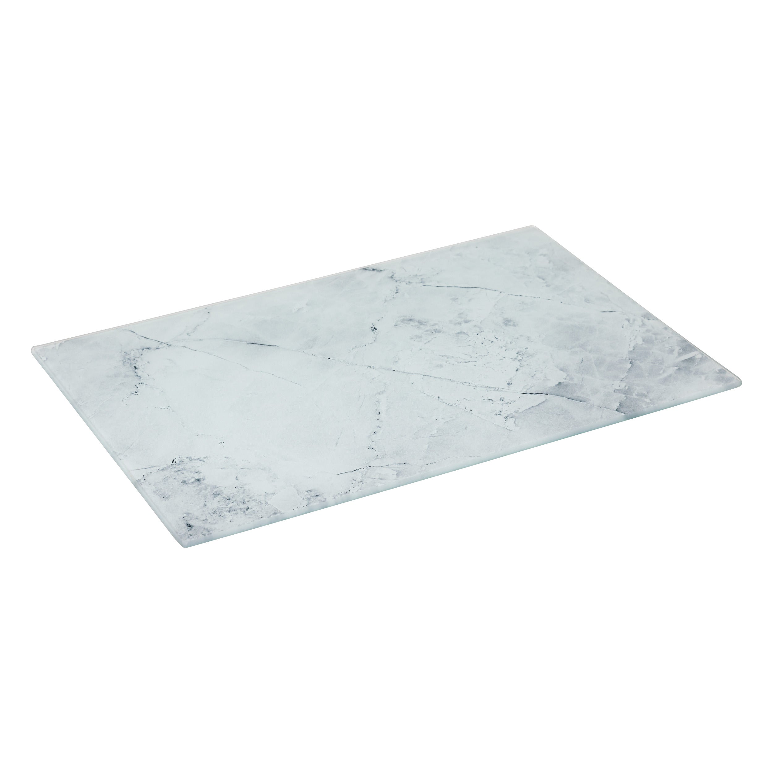 Tocator 30 x 20 cm sticla alb mar - Five