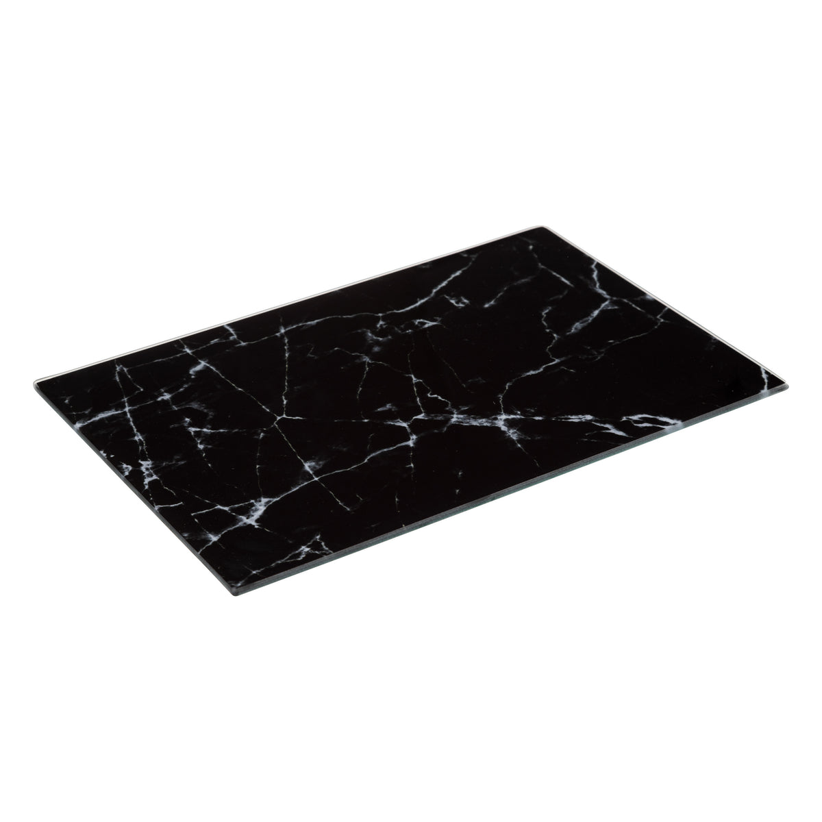 Tocator 30 x 20 cm sticla negru mar - Five