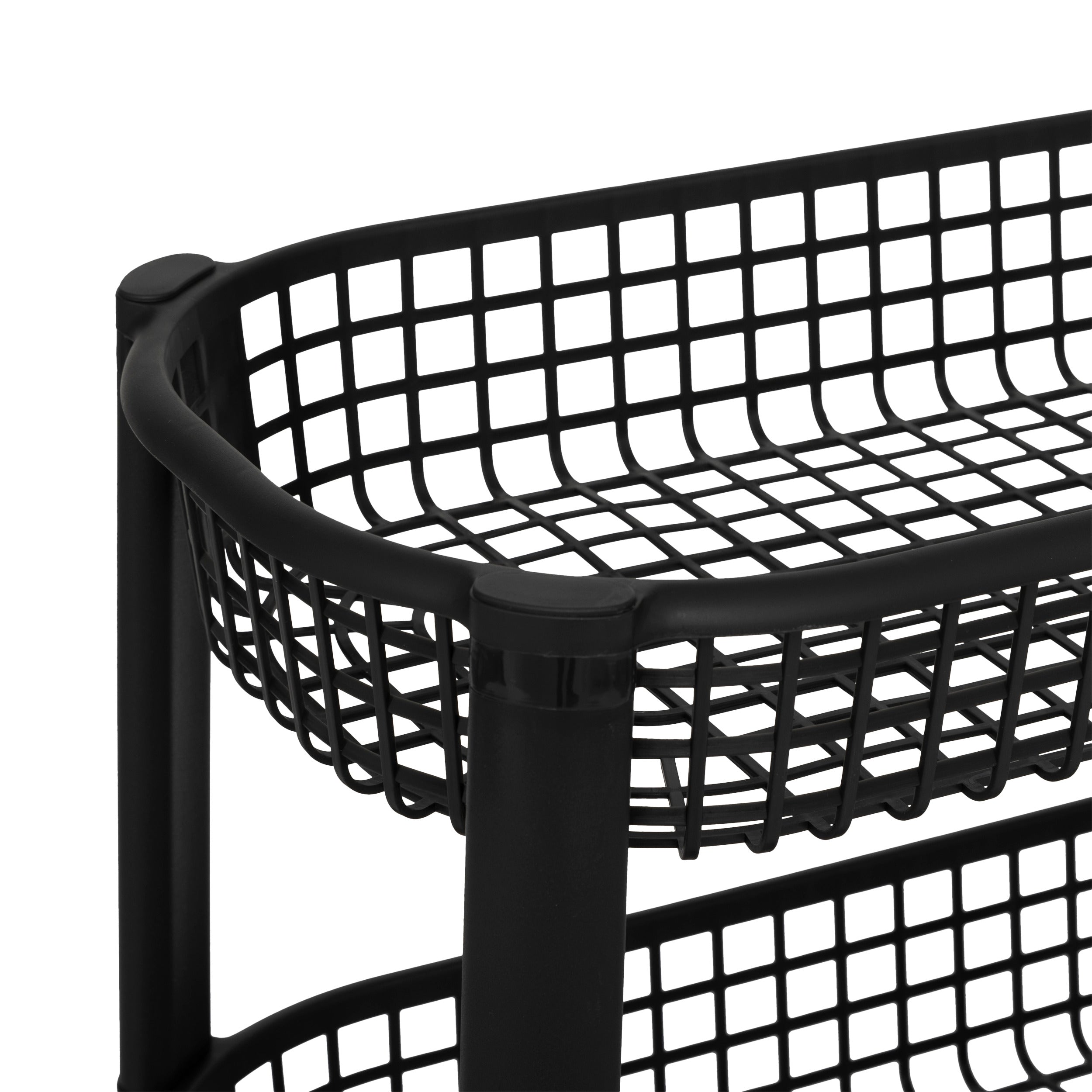 Carucior negru 4 niveluri cosuri PP - Five