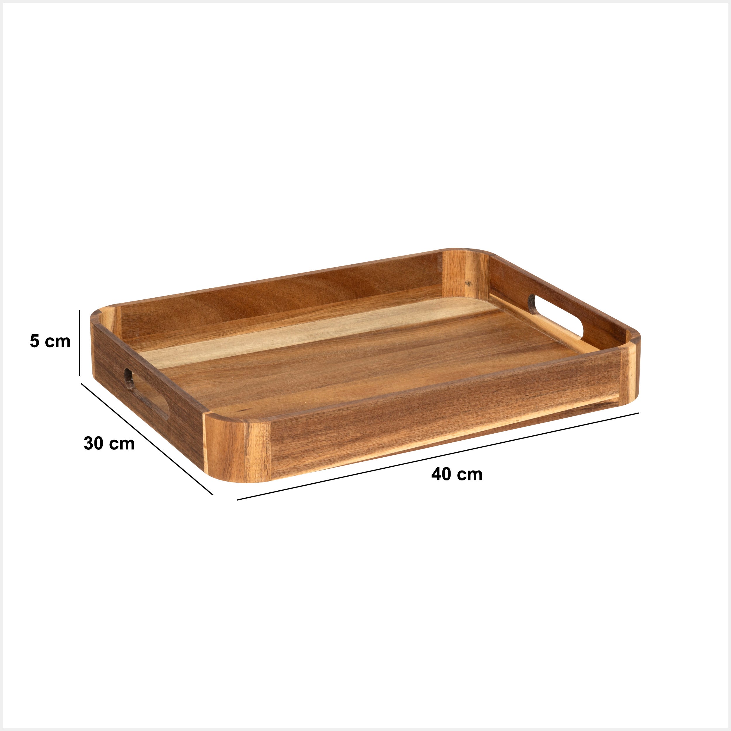 Tava dreptunghiulara salcam 40 x 30 cm - Five