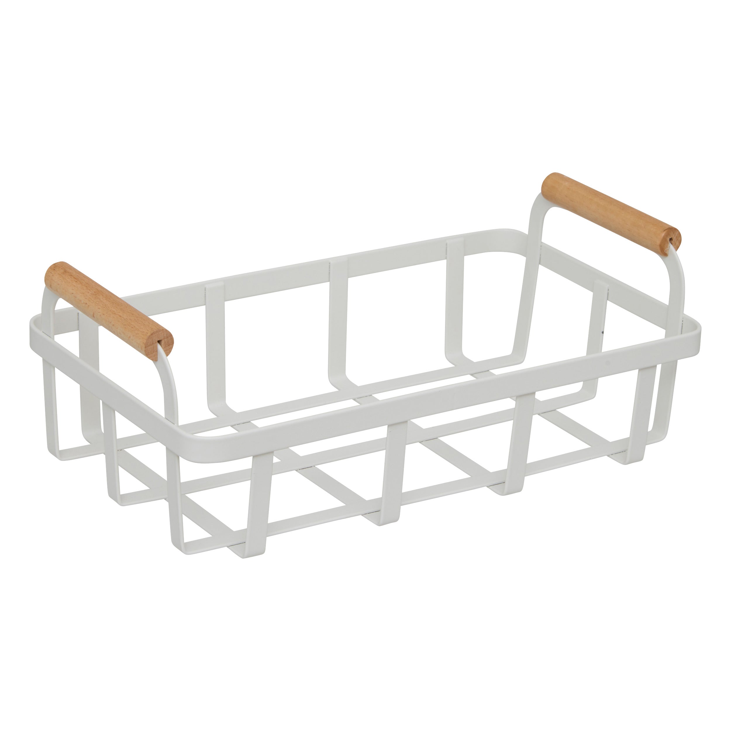 Cos paine alb, L 27,6 x D 15,9 x H 10,9 cm, metalic