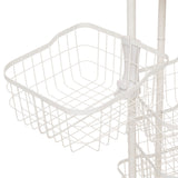 Carucior bucatarie, 5 cosuri, MDF/metal