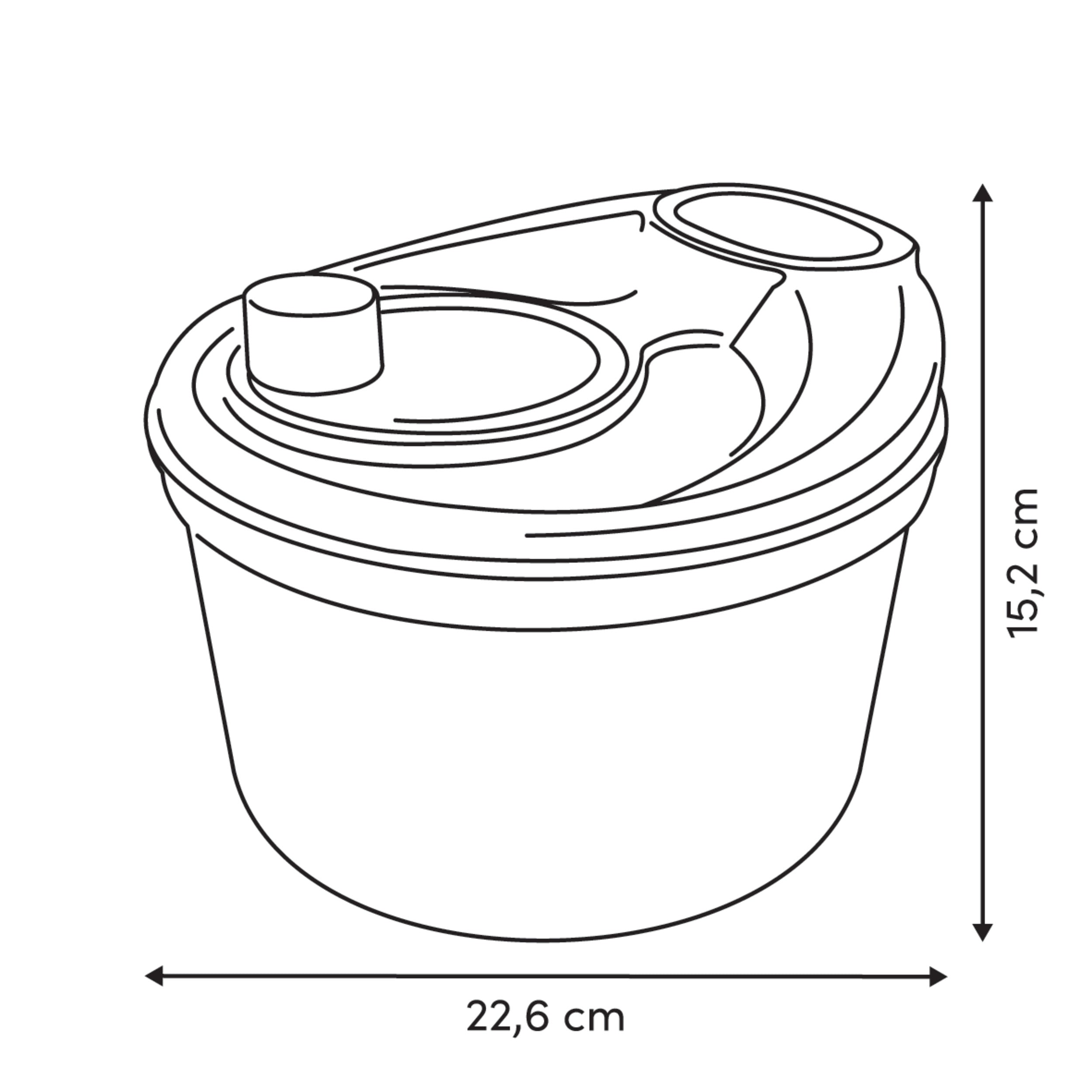 3 l salad spinner colors new - Five