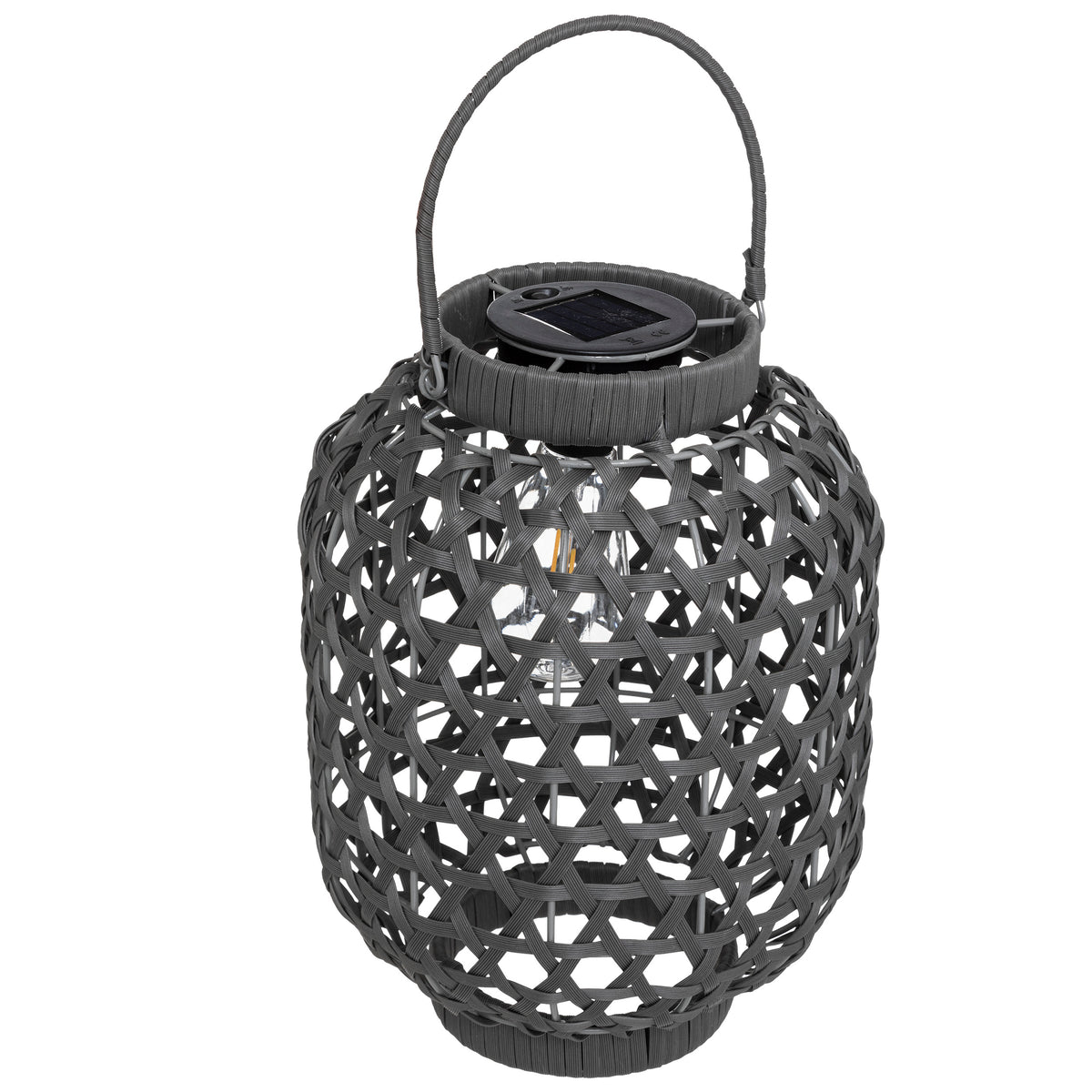 Corp de iluminat, lampa solara stalp tola H32 cm - Atmosphera