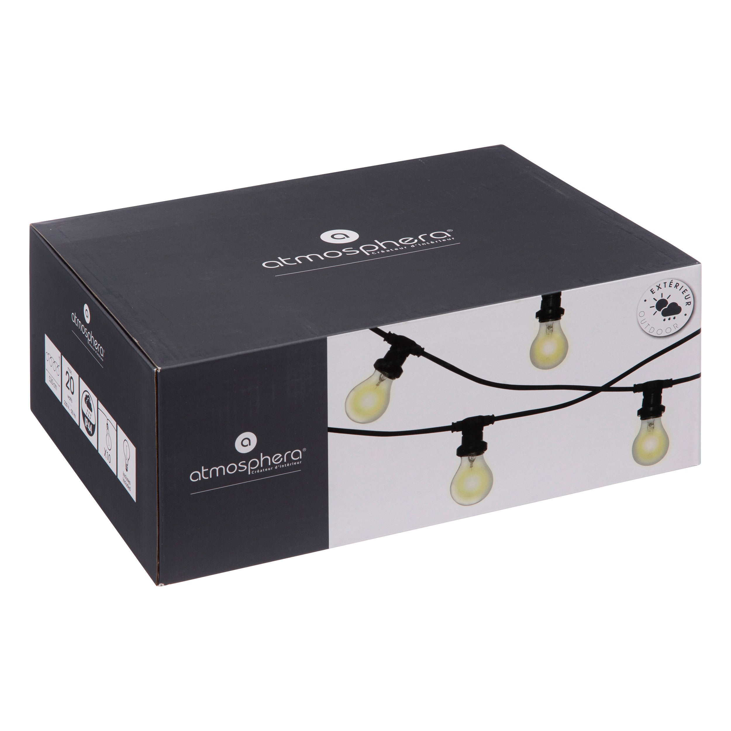 Corp de iluminat, ghirlanda emy cu steker aur ext 10bec L500 - Atmosphera