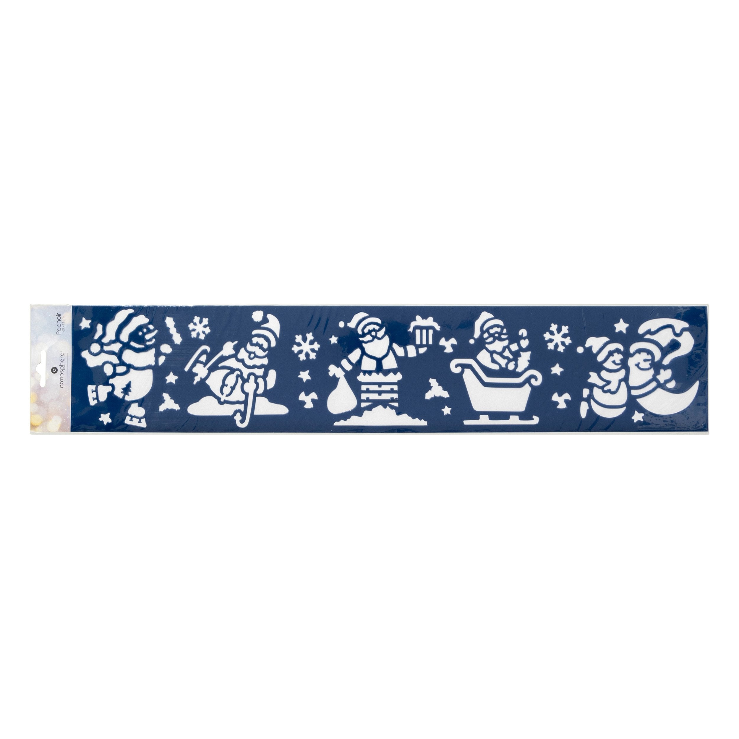 Sablon banner de Craciun, 60 x 12 cm | Atmosphera