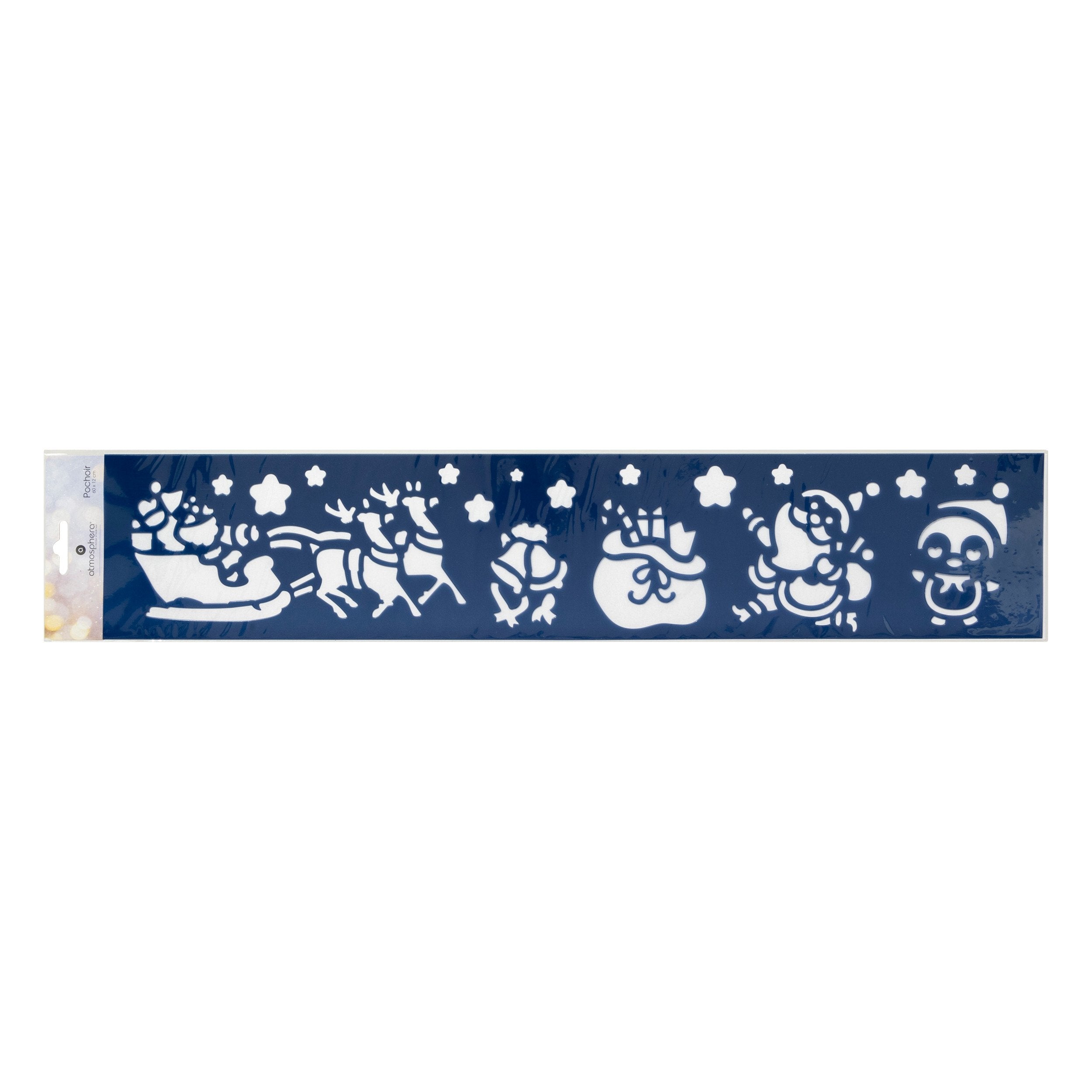 Sablon banner de Craciun, 60 x 12 cm | Atmosphera
