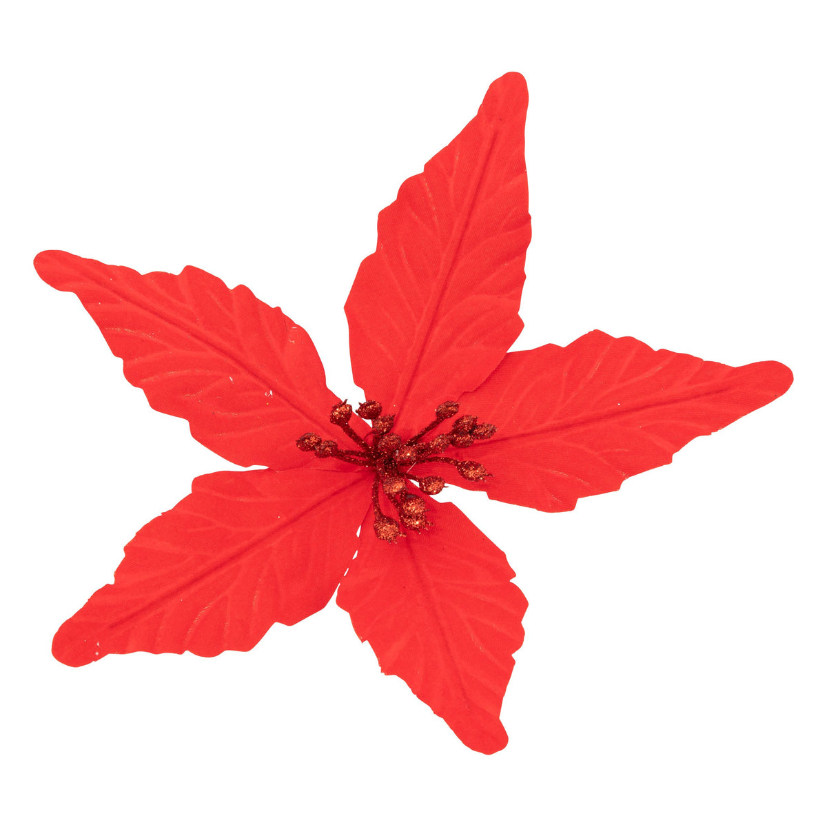 Poinsettia decorativa, rosie, 20 cm | Atmosphera