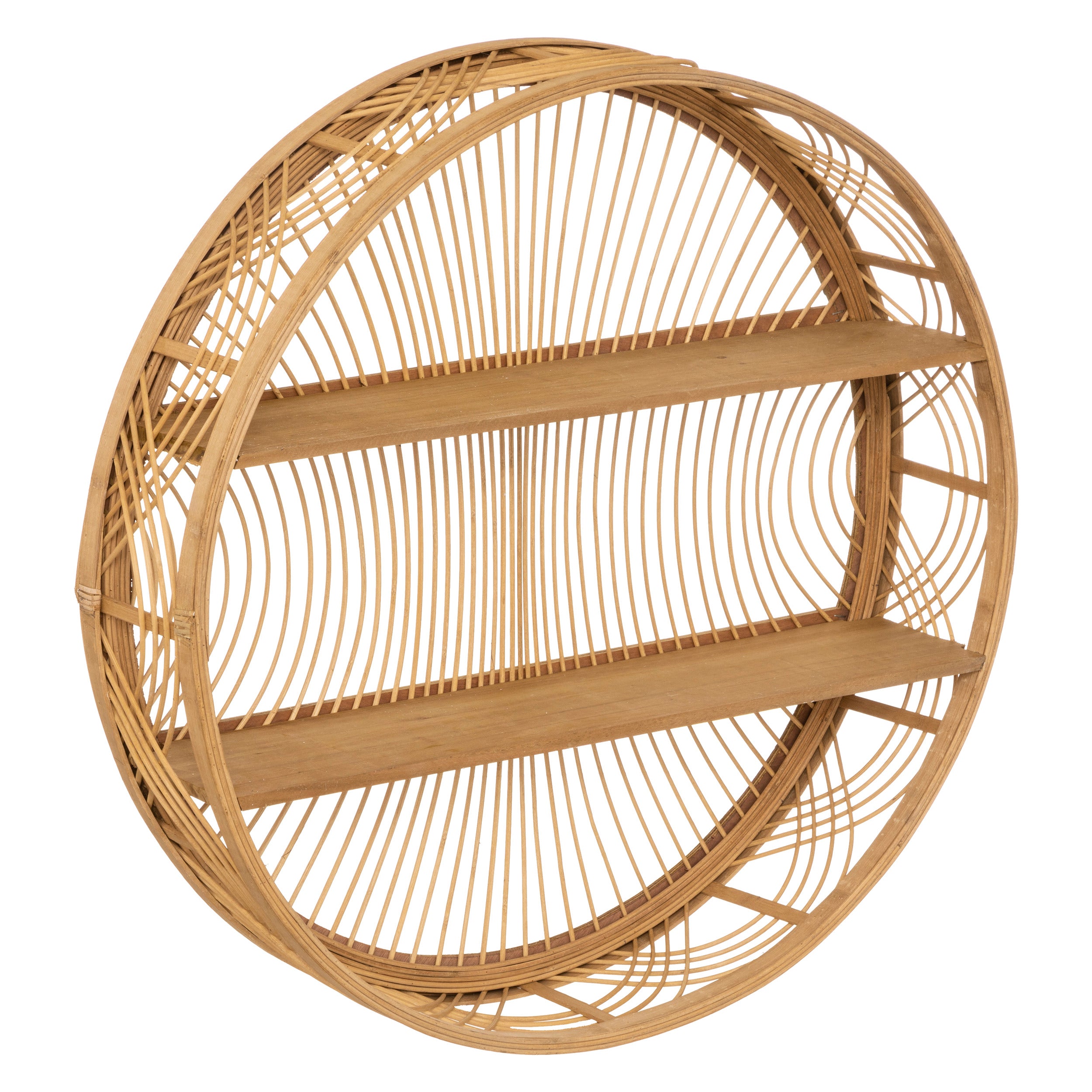 Decoratiune de perete, rar perete bambus inacio 70 x 70 cm - Atmosphera