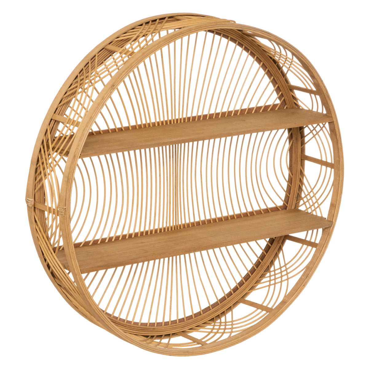 Decoratiune de perete, rar perete bambus inacio 70 x 70 cm - Atmosphera