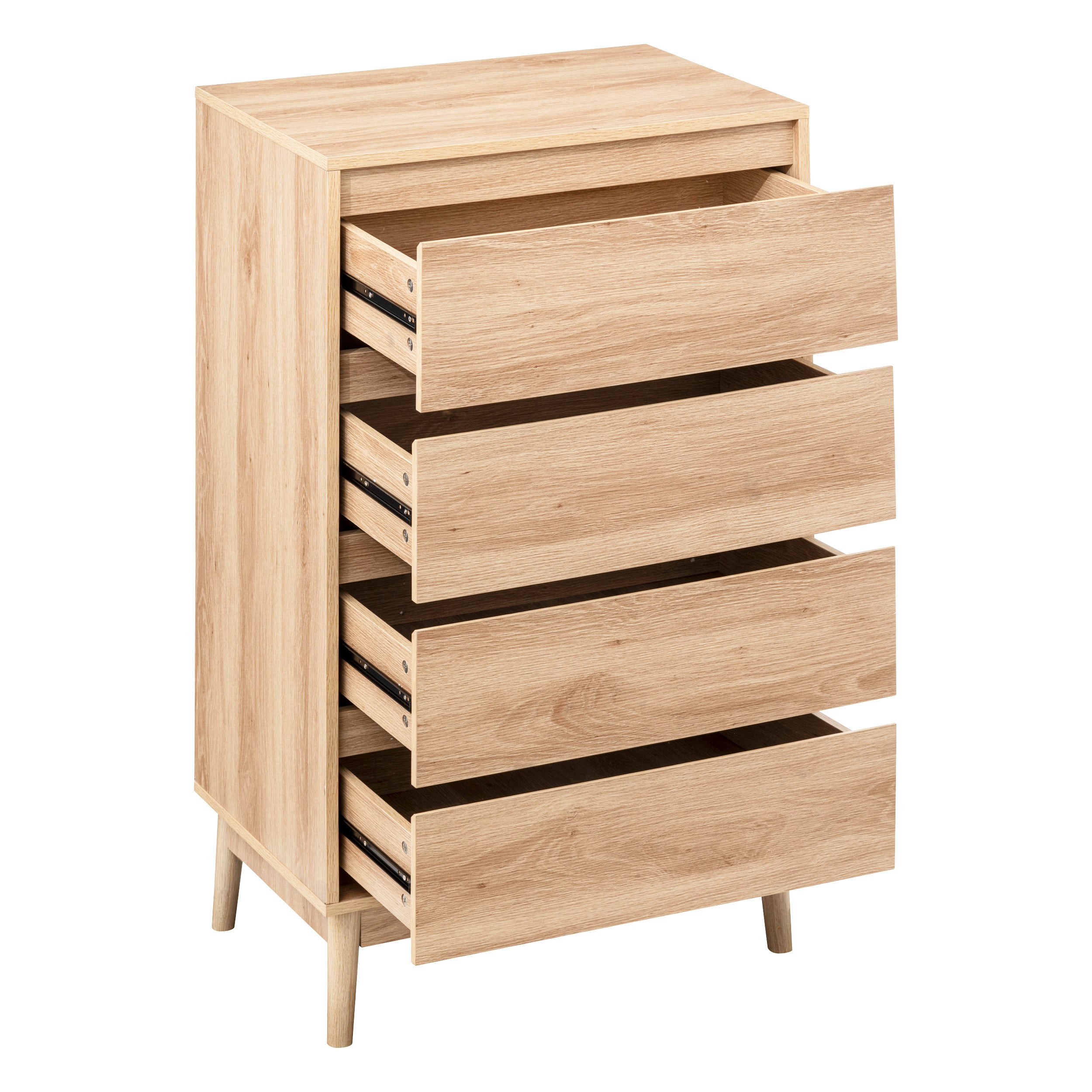 Mobilier depozitare, comoda 4 sertare abana - Five