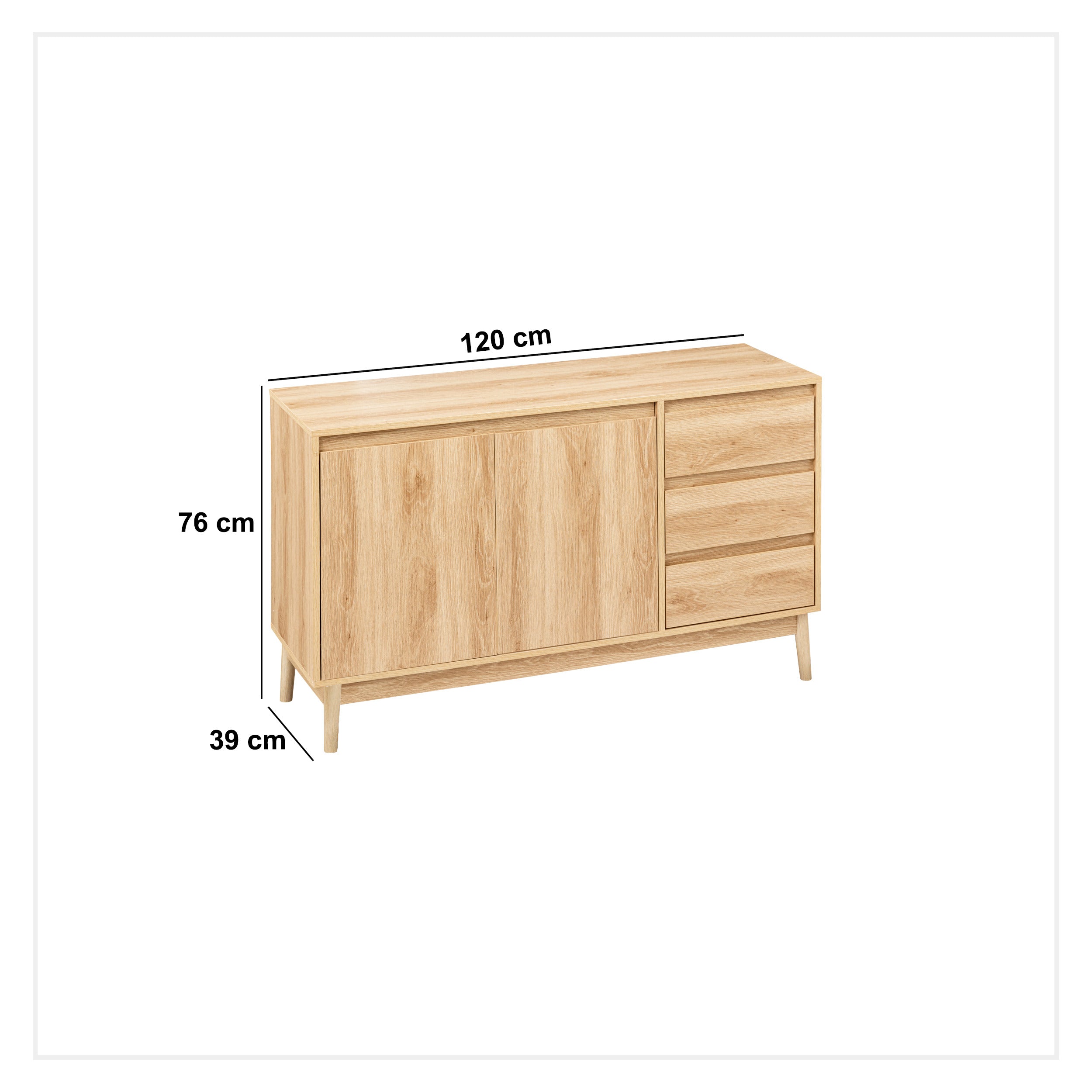 Mobilier depozitare, bufet jos abana - Five