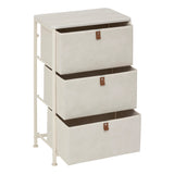 Mobilier depozitare, 3 drawers chest beige tissa - Five