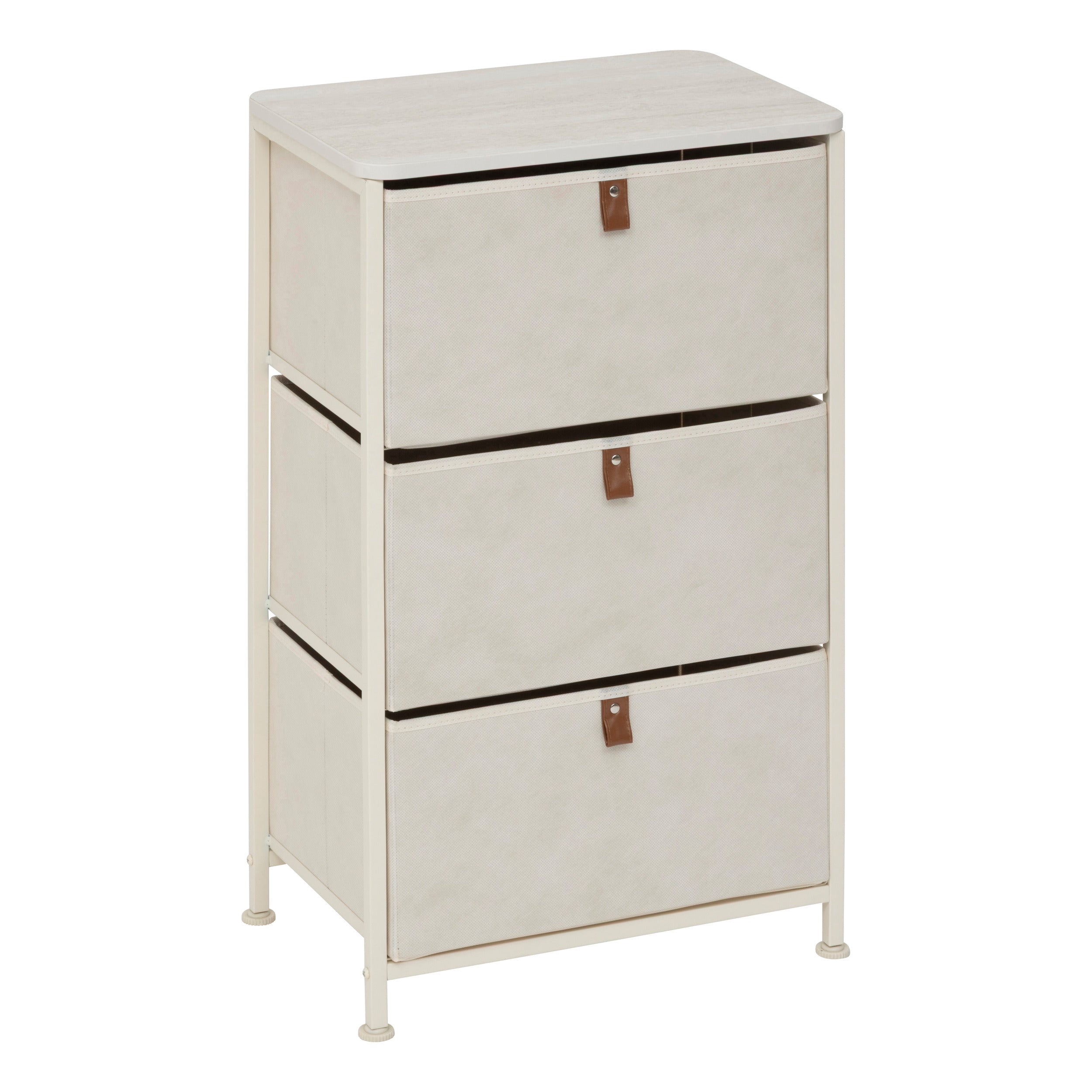 Mobilier depozitare, 3 drawers chest beige tissa - Five
