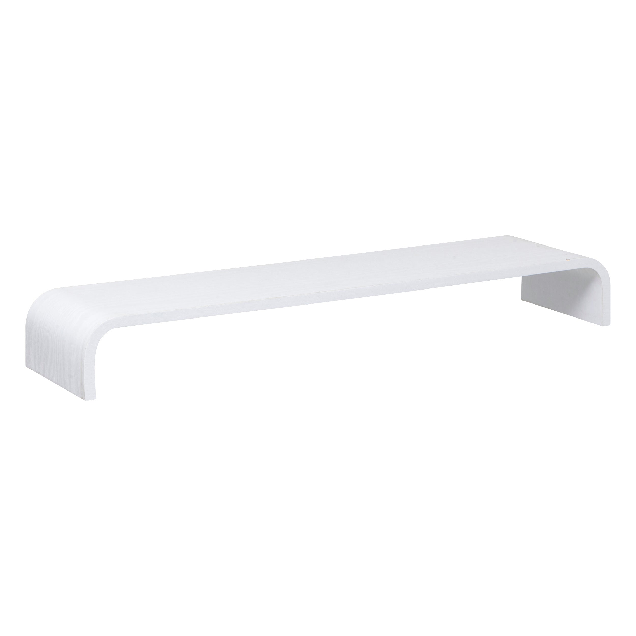 Polita curbata 80 cm alb fixy - Five