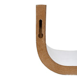 Polita curbata 80 cm alb fixy - Five