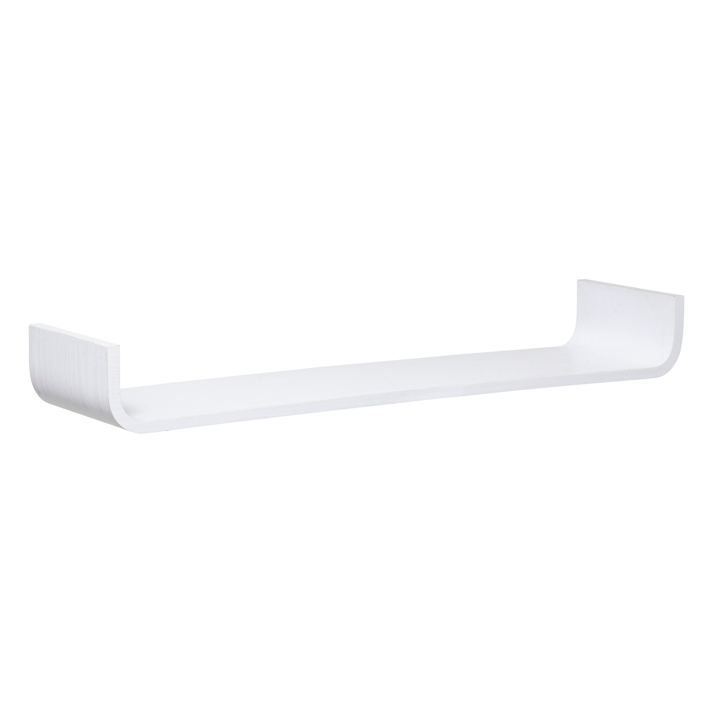 Polita curbata 80 cm alb fixy - Five