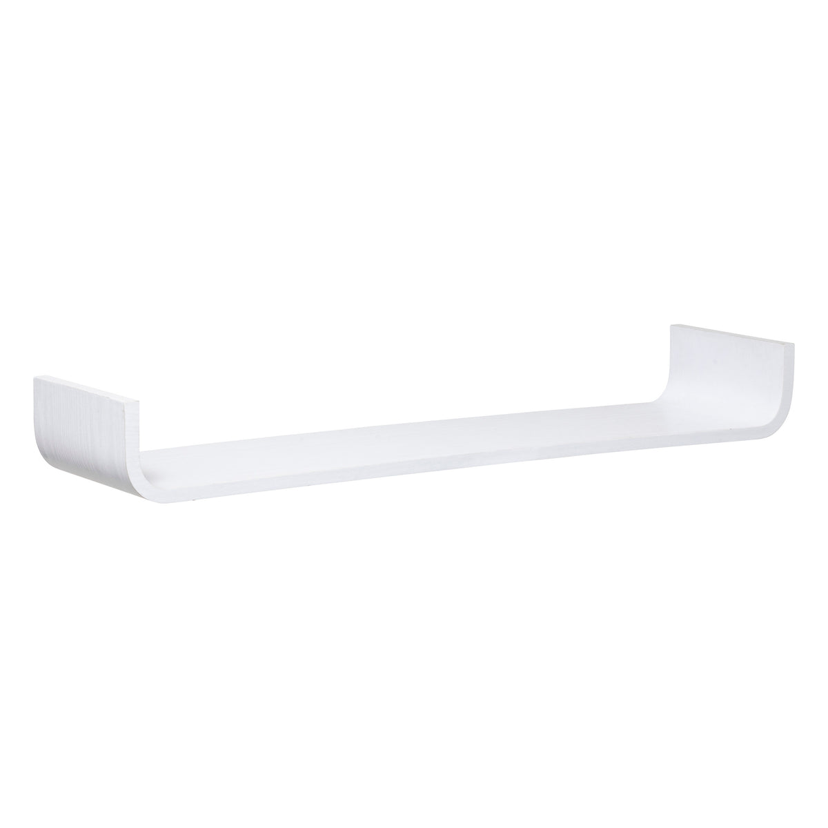 Polita curbata 80 cm alb fixy - Five