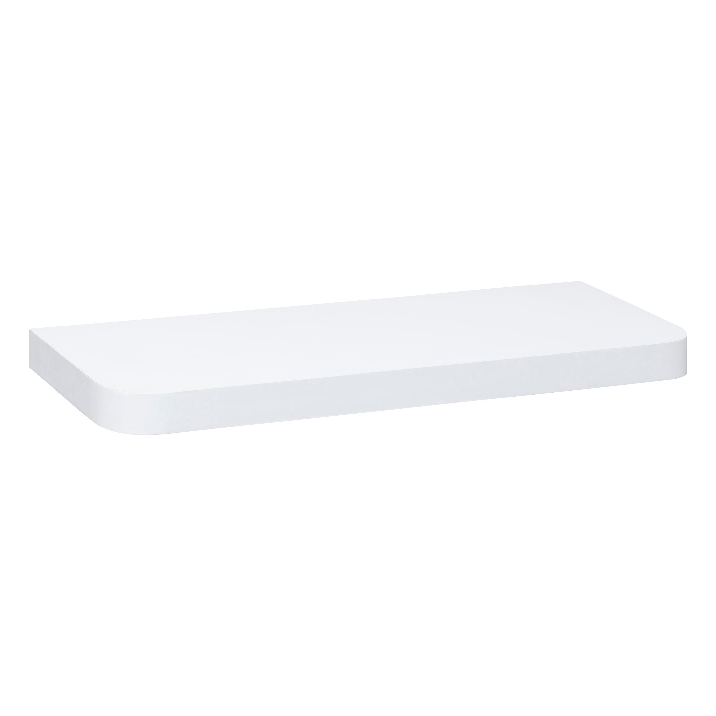 Polita rotunjita 60 cm alb fixy - Five
