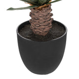Floare decorativa, copac palmier cu ghiveci rivi H52 cm - Atmosphera