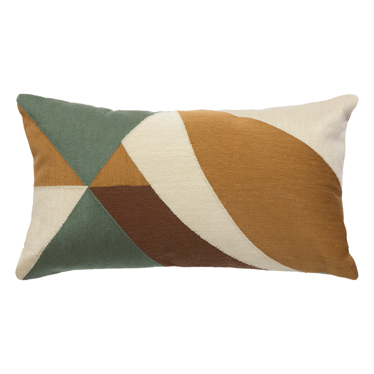 Perna broderie hary verde 30 x 50 cm - Atmosphera