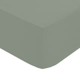 Cearceaf verde cu elastic, 2 persoane, 180 x 200 x 30 cm