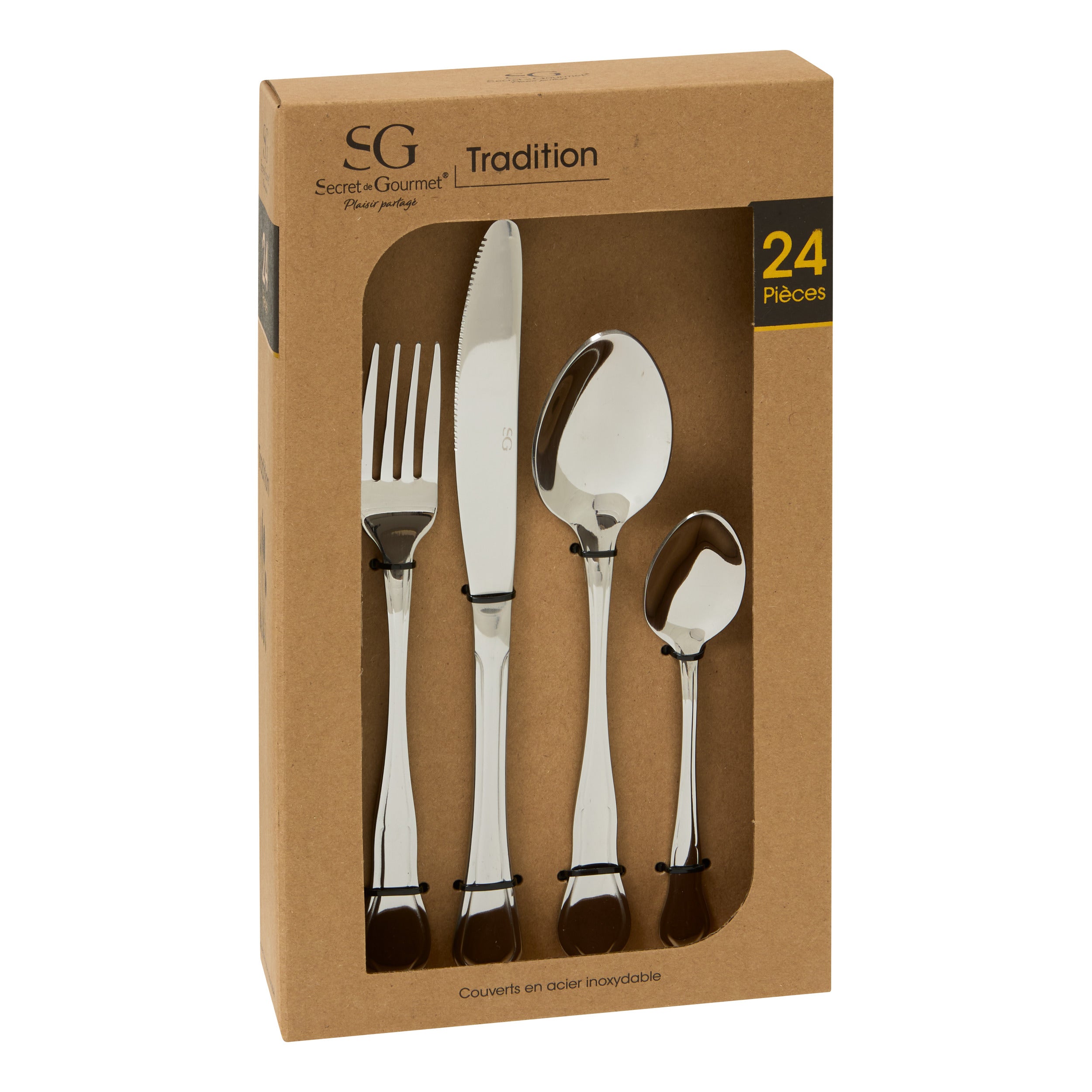 Set tacamuri 24 piese tradition - Secret de Gourmet