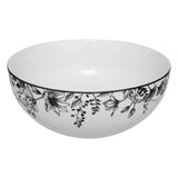 Set boluri salata alb floral D23 cm - Secret de Gourmet