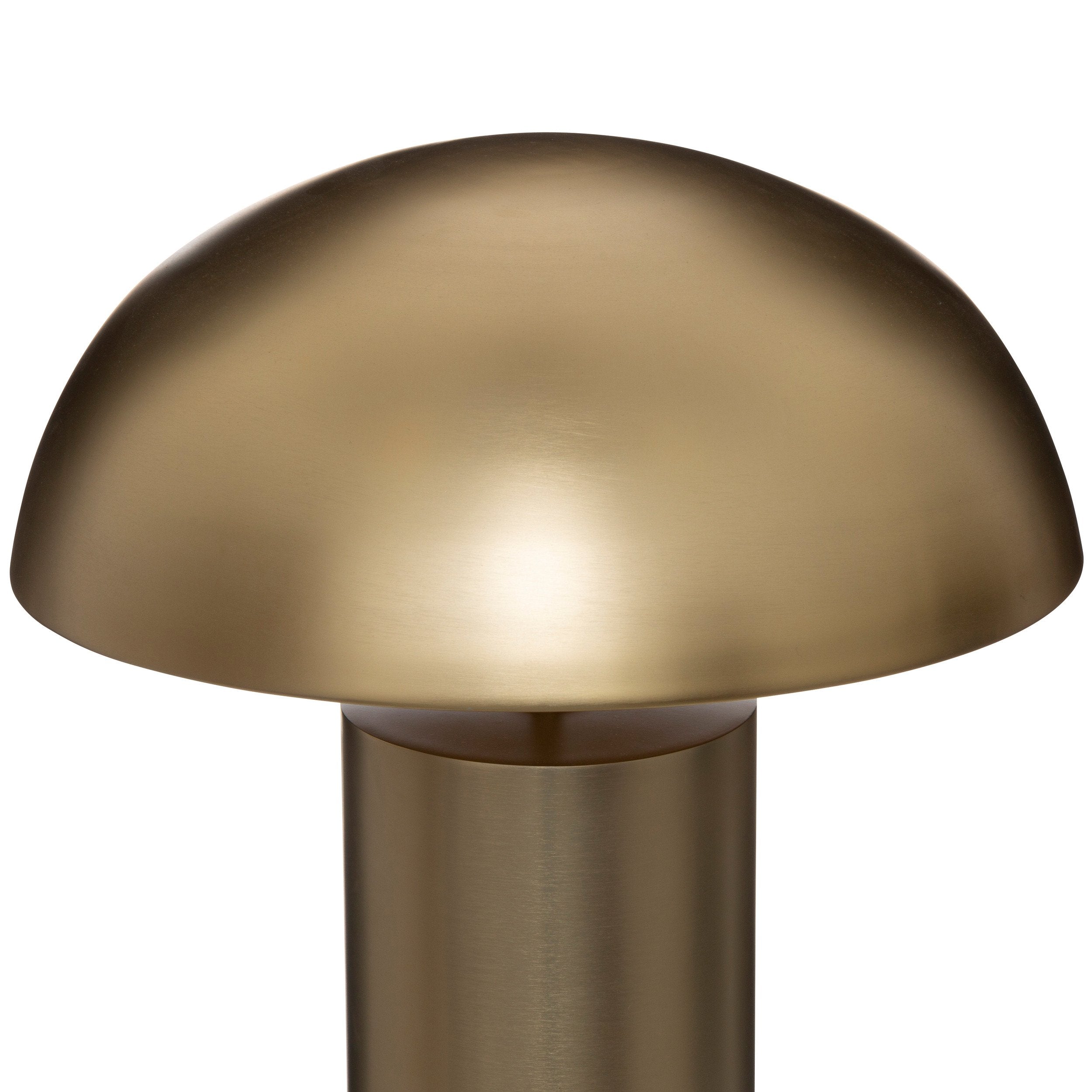 Lampadar cilindric in forma de ciuperca 100 cm inaltime metal auriu Atmosphera