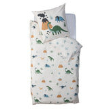 Decoratiune copii, dino set lenjerie pat 140 x 200 cm - Atmosphera For Kids