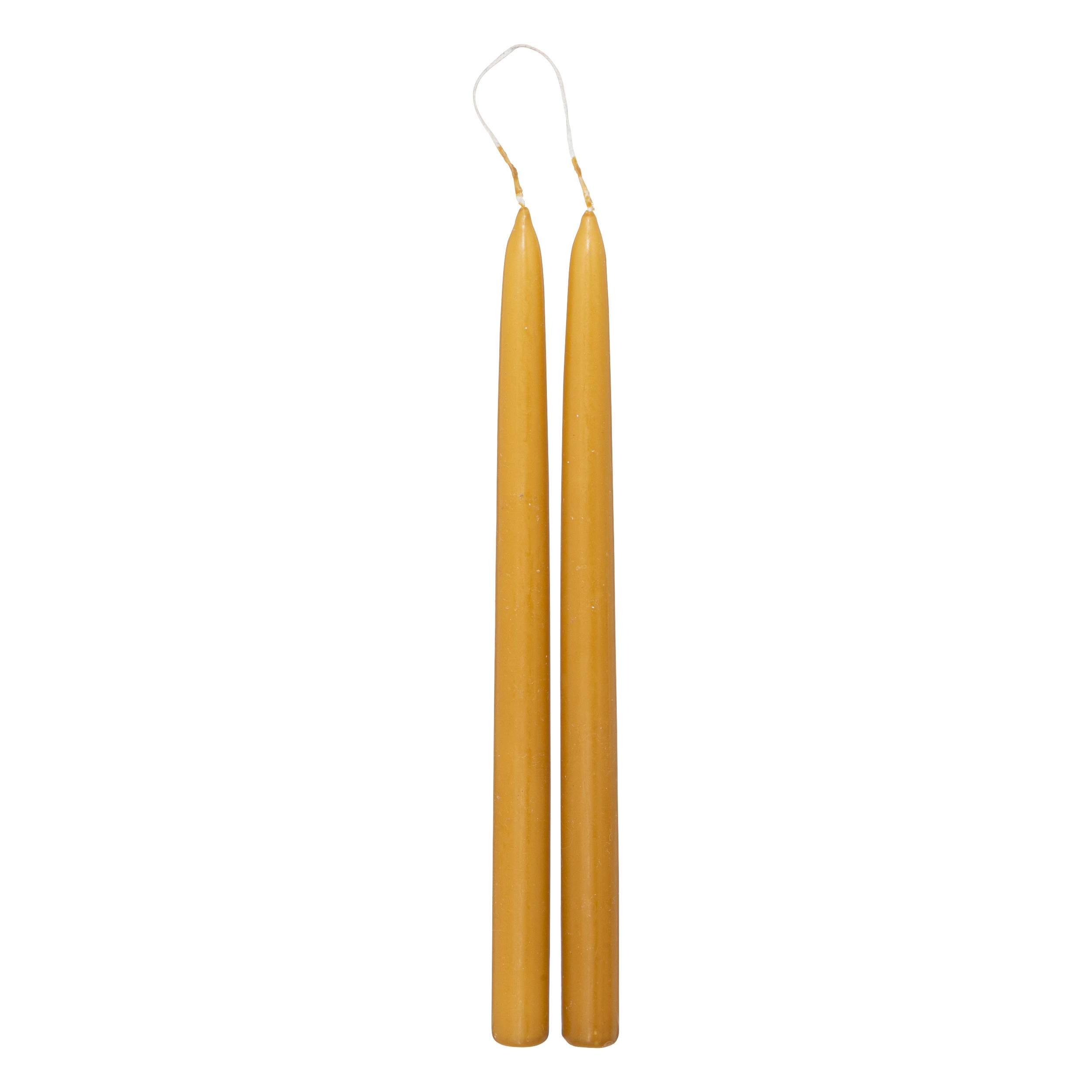Lumanare betisor "Hugo", 2 bucati - Galben mustar, 70 g - Atmosphera
