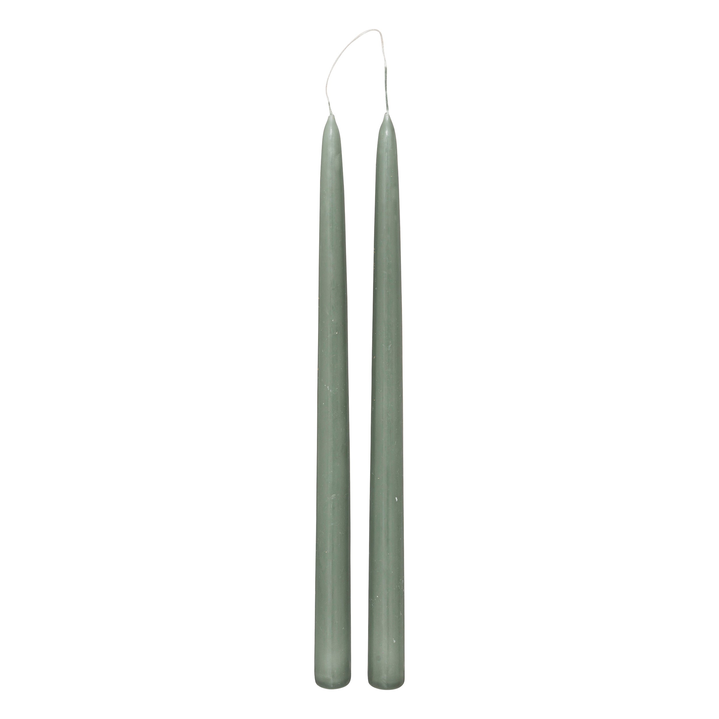 Lumanare betisor "Hugo", 2 bucati - Verde celadon, 70 g - Atmosphera