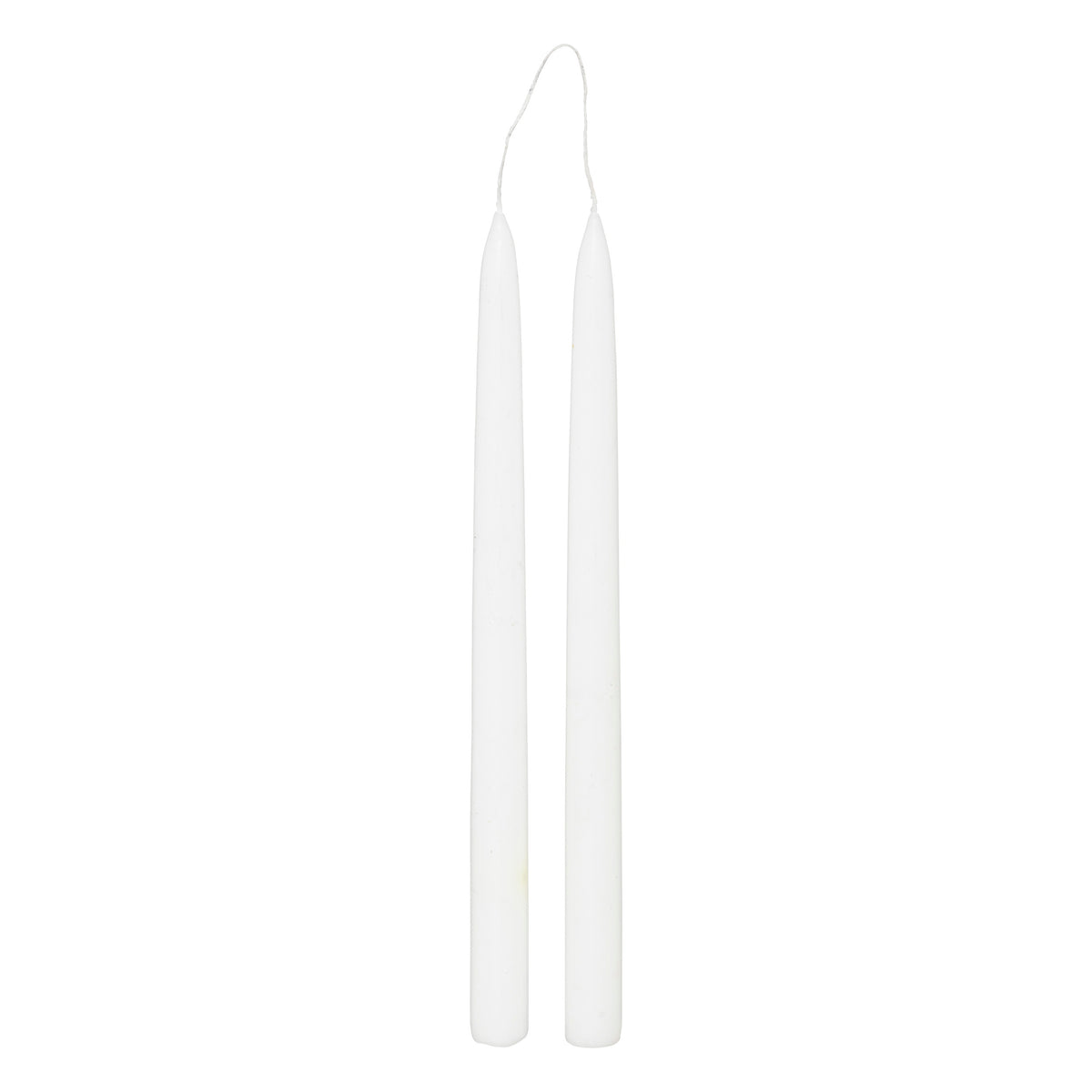 Lumanare betisor "Hugo", 2 bucati - Alb, 70 g - Atmosphera