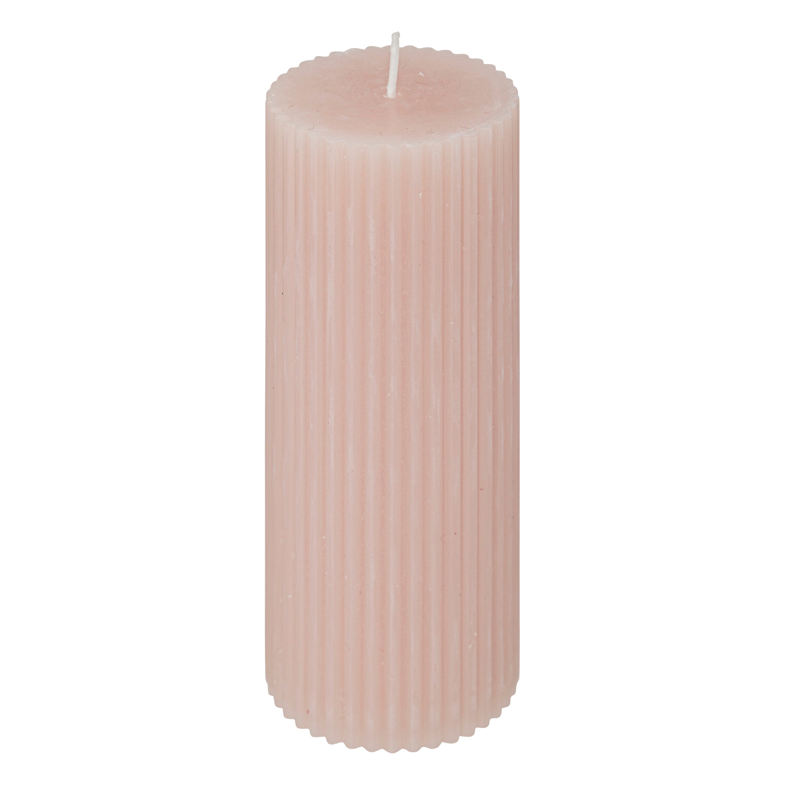 Lumanare rotunda "Demi" - Roz, 230 g - Atmosphera
