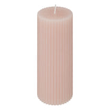 Lumanare rotunda "Demi" - Roz, 230 g - Atmosphera