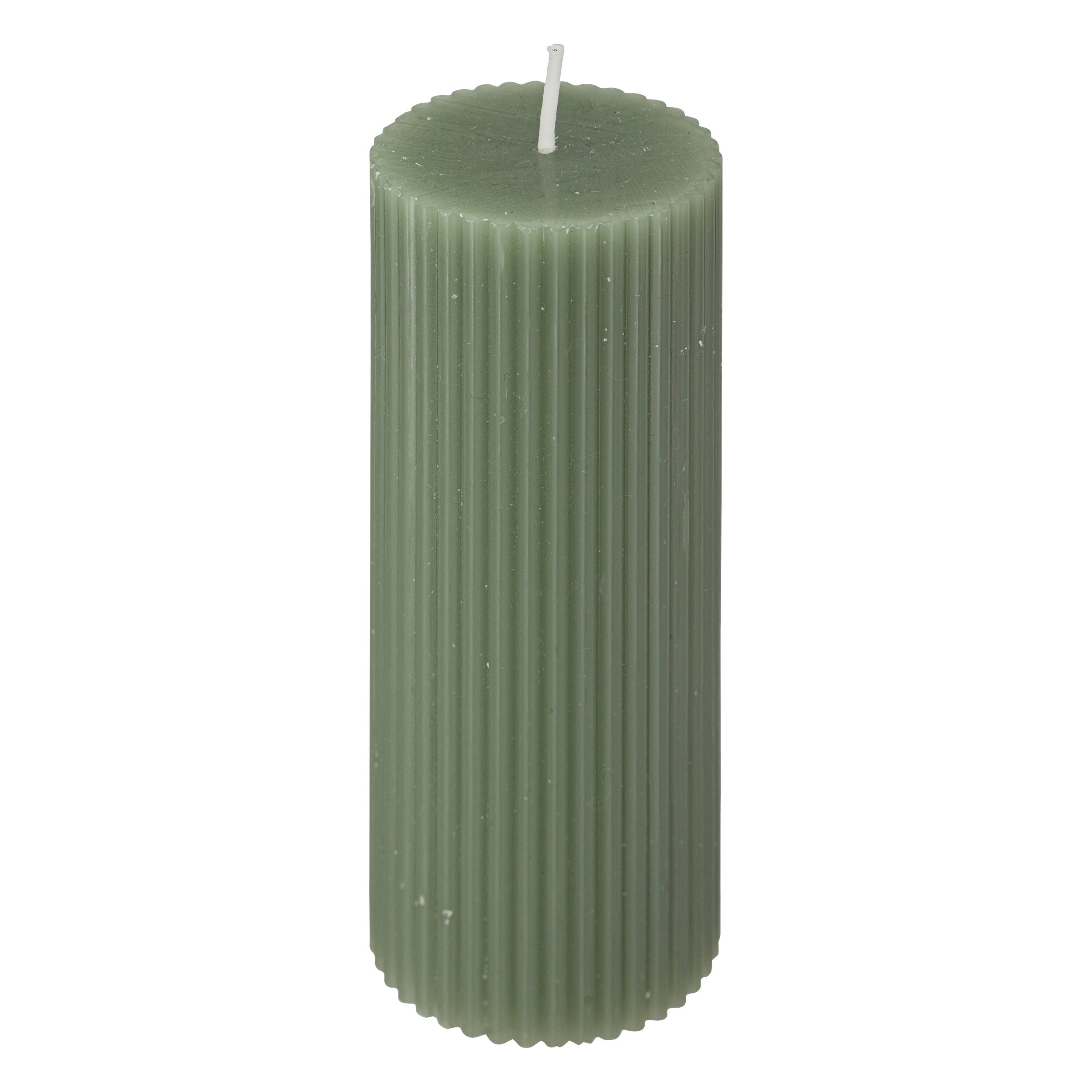 Lumanare rotunda "Demi" - Verde celadon, 230 g - Atmosphera