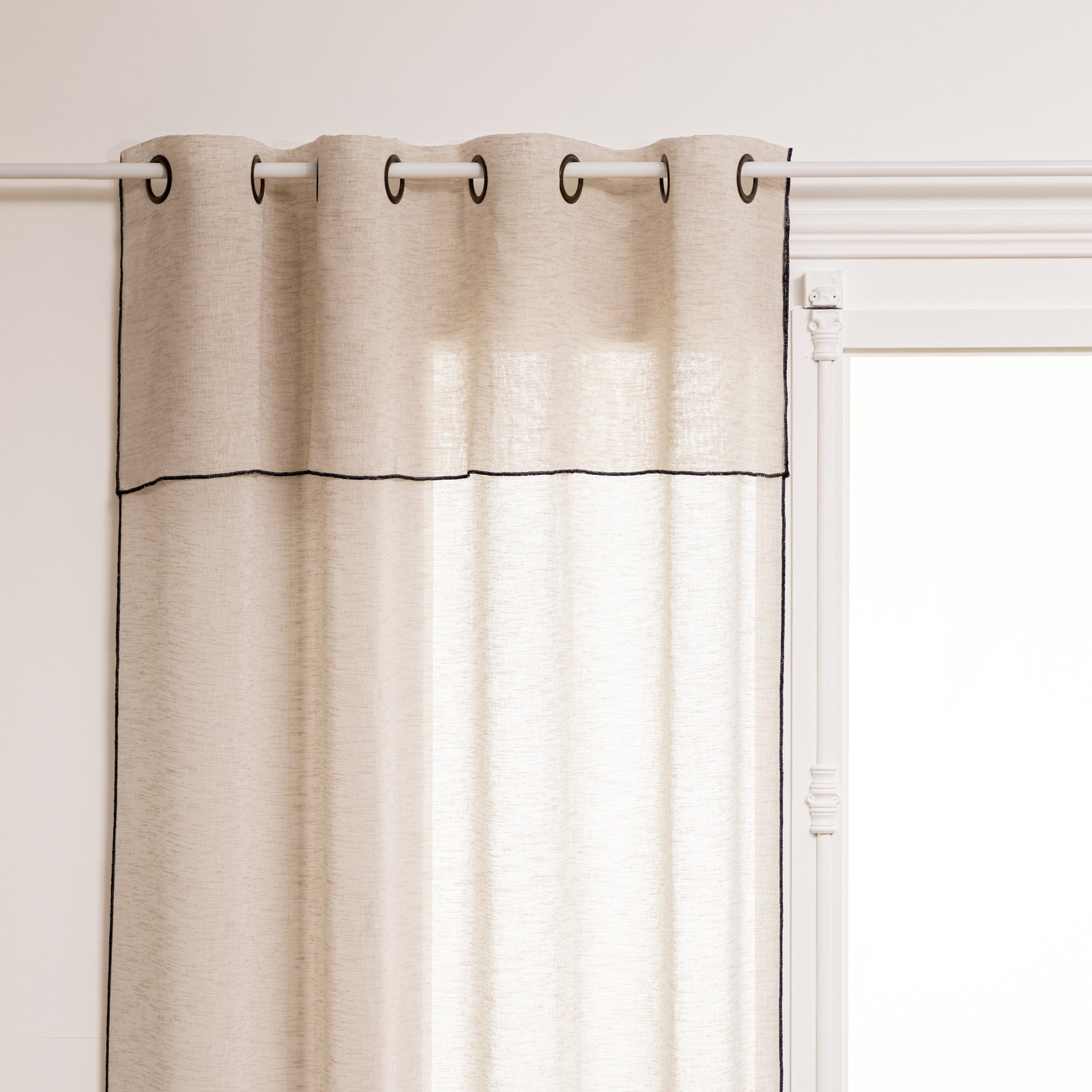 Perdea plasa fred volane in 140 x 240 cm - Atmosphera