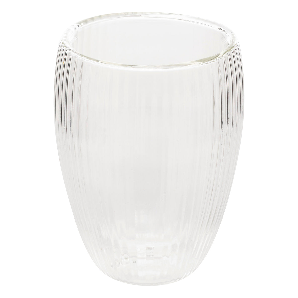 Set cani s sticla transparenta strie 28 cl - Secret de Gourmet