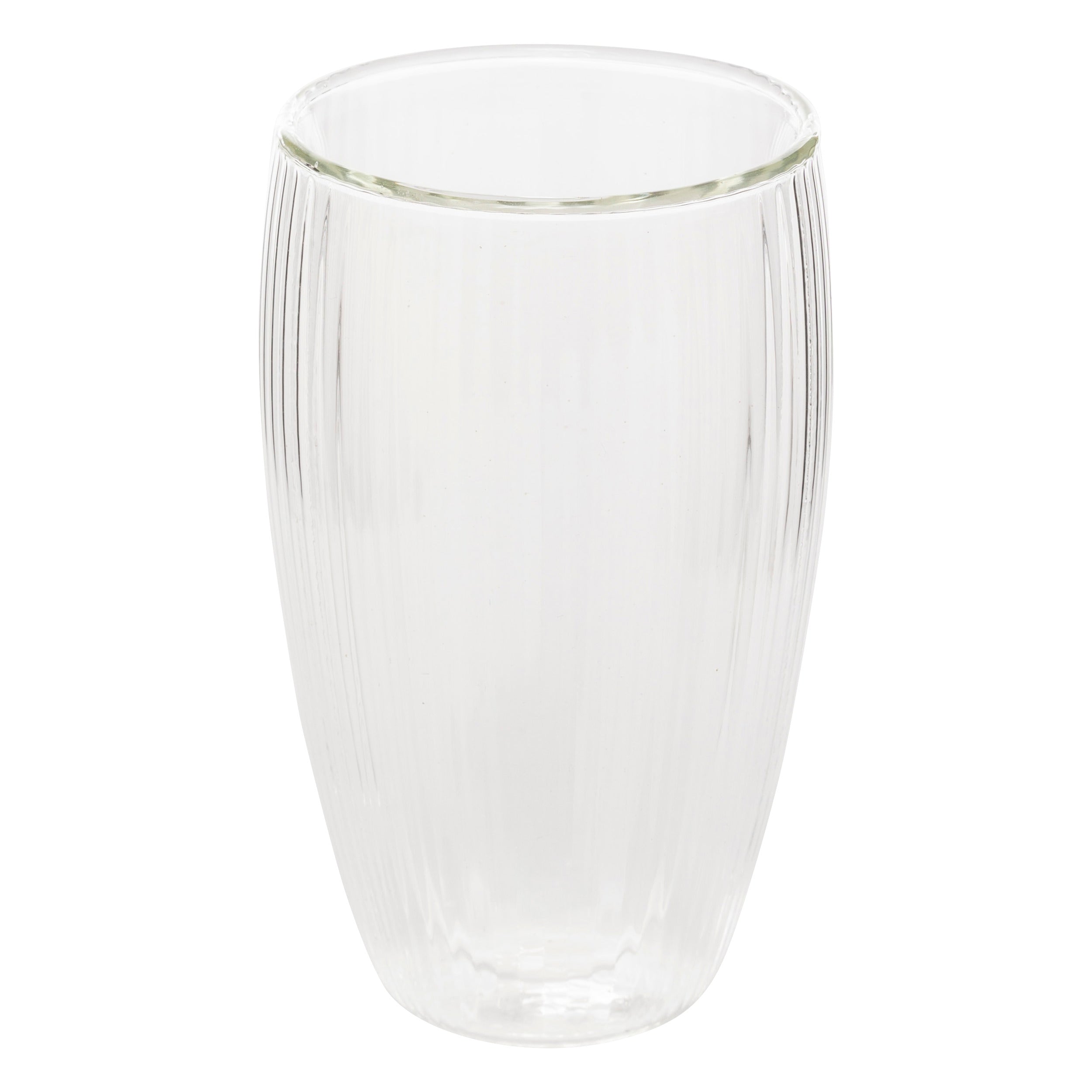 Set cani m sticla transparenta strie 35 cl - Secret de Gourmet