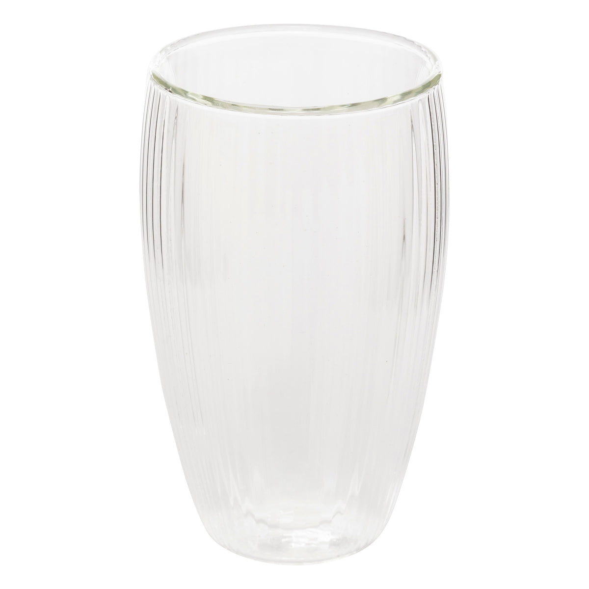 Set cani m sticla transparenta strie 35 cl - Secret de Gourmet