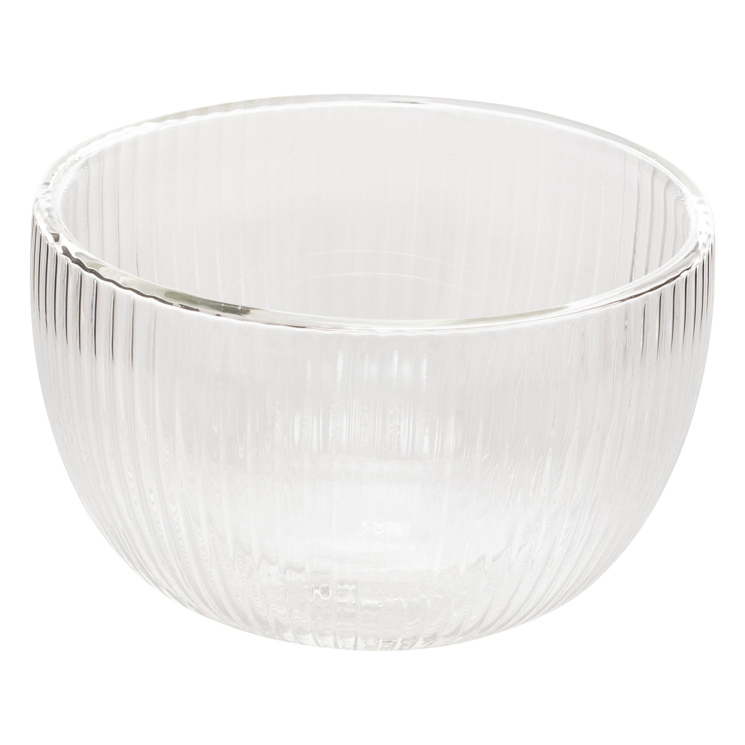 Set boluri sticla transparent strie 50 cl - Secret de Gourmet