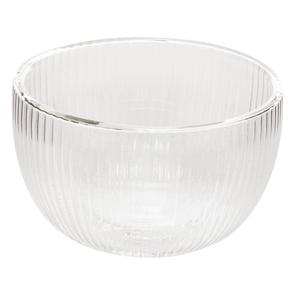Set boluri sticla transparent strie 50 cl - Secret de Gourmet