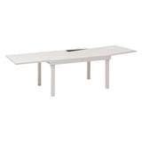 Masa de gradina extensibila Piazza, aluminiu, finisaj argila, L.135/270 x l.90 x I.75 cm