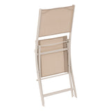Set de 4 scaune de gradina pliabile Modula din in si lut - Hesperide