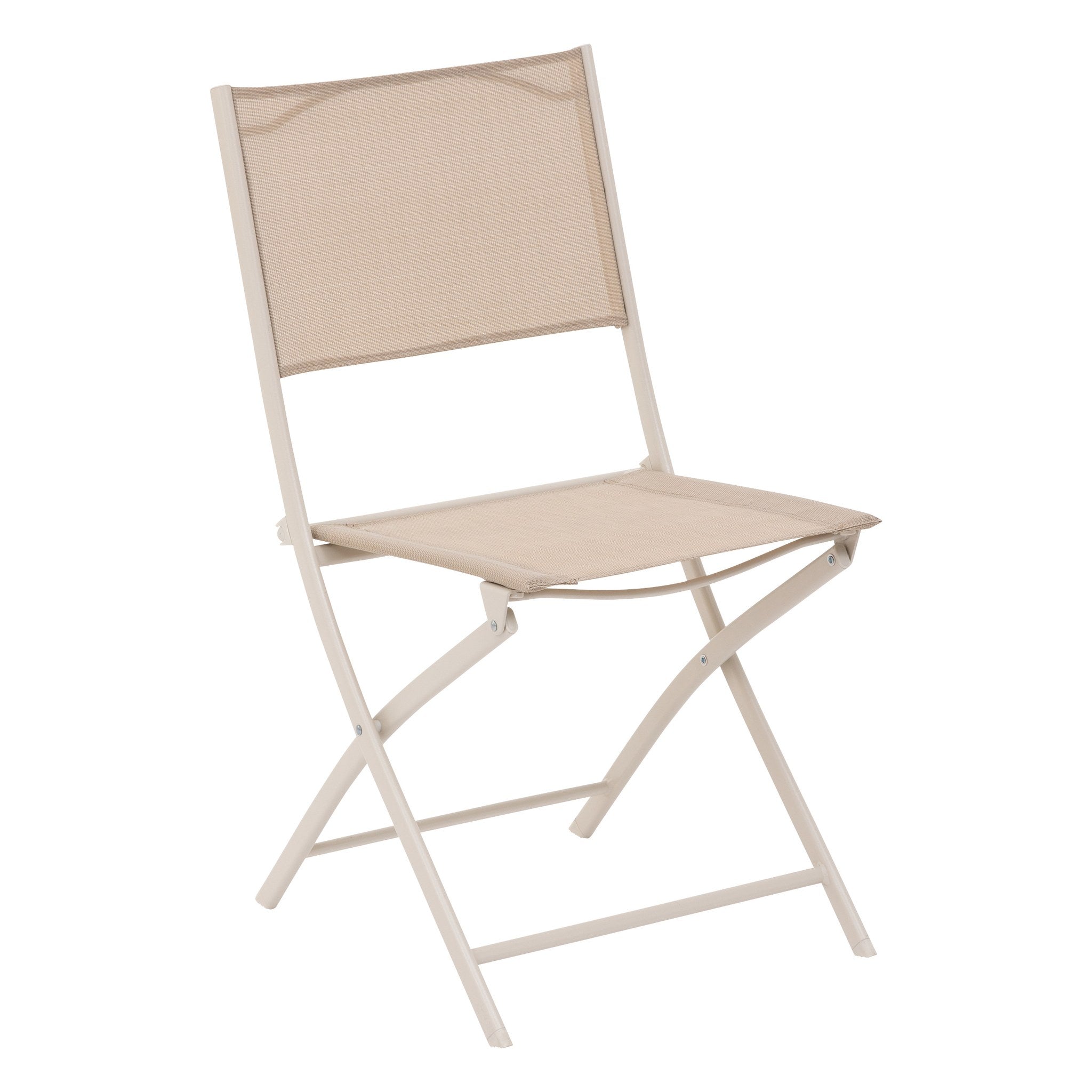 Set de 4 scaune de gradina pliabile Modula din in si lut - Hesperide